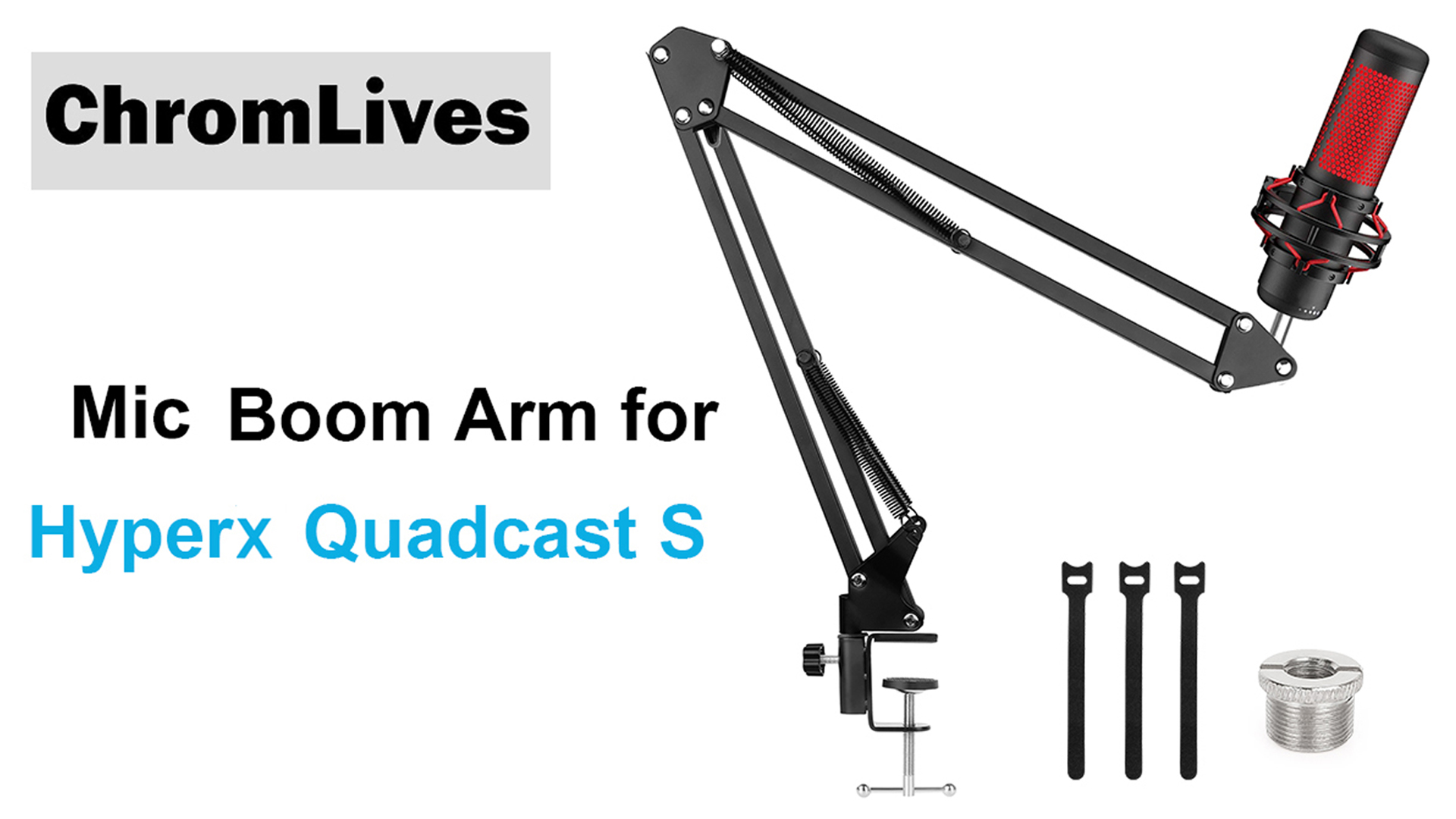 Amazon.com: Mic Boom Arm for Hyperx Quadcast, Adjustable